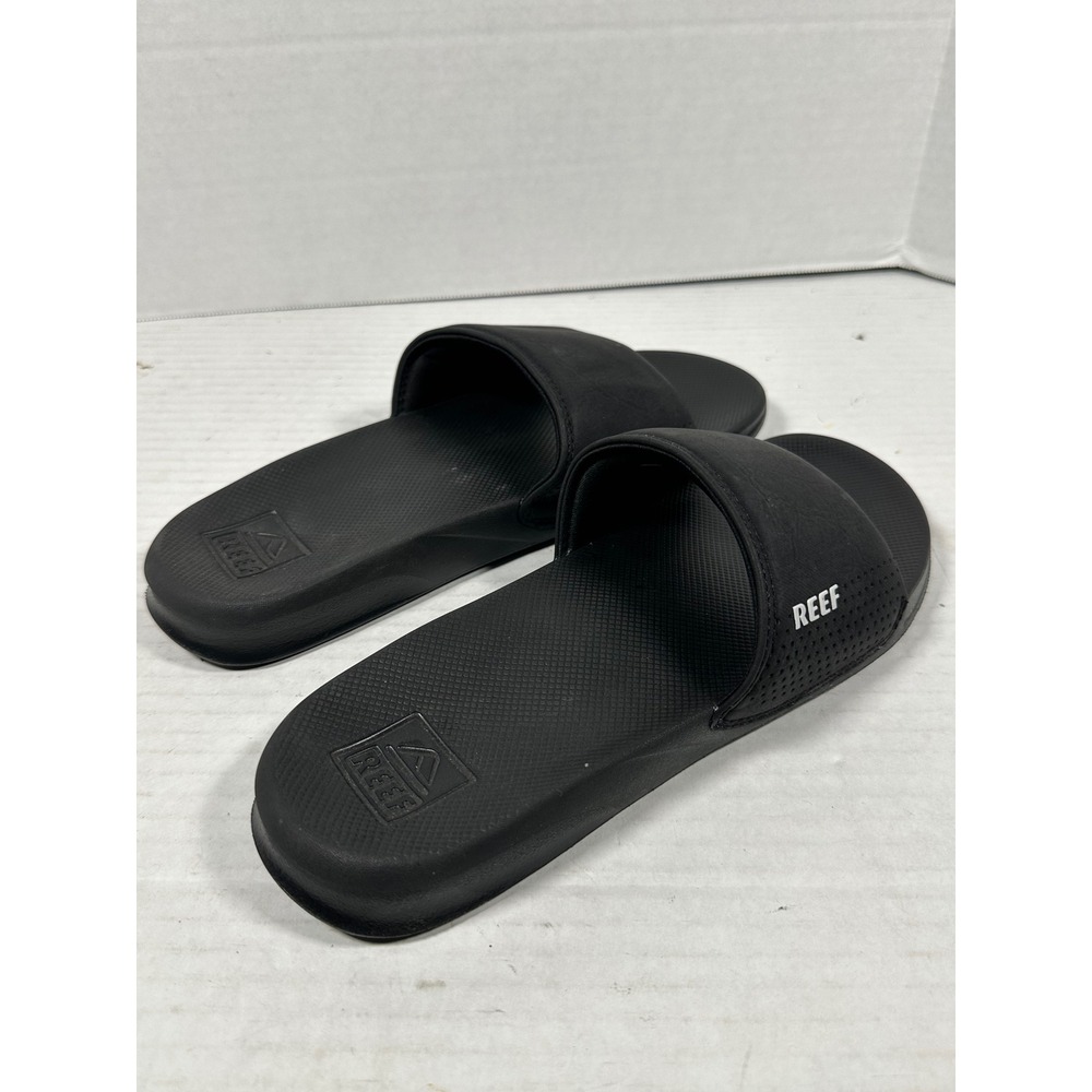 Reef One Slide Mens Black Waterproof Athletic Sandals B-22 PGC Size 7 - Picture 3 of 12